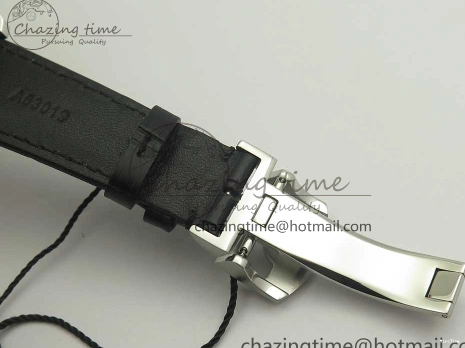MIROTIME 0524 Sporty Portuguese Tourbillon IW5463 SS ZF Best Edition Black Dial on Black Leather Strap 7173